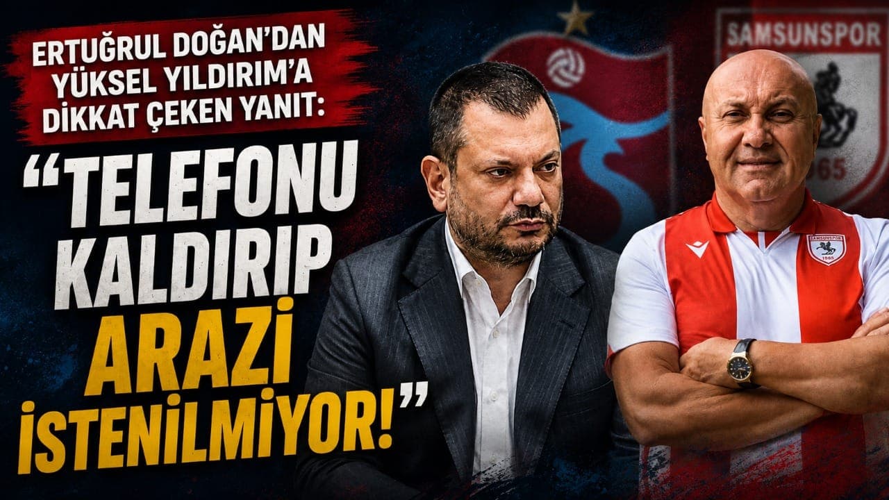 Doğan’dan Yıldırım’a yanıt: “Telefonu kaldırıp arazi istenilmiyor!”
