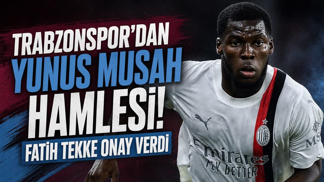 Trabzonspor, Yunus Musah için harekete geçti: Tekke onayladı, kiralama seçeneği gündemde