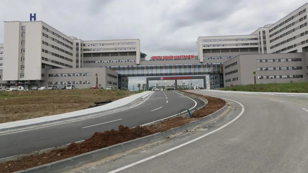 Ordu Şehir Hastanesi açılışa hazırlanıyor: 1200 yatakla hizmet verecek