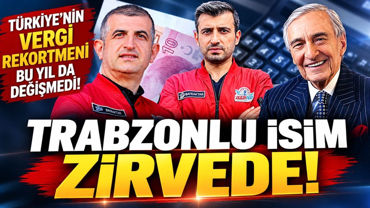 Vergi rekortmenliği değişmedi: Sürmeneli Selçuk Bayraktar 2025’te de ilk sırada