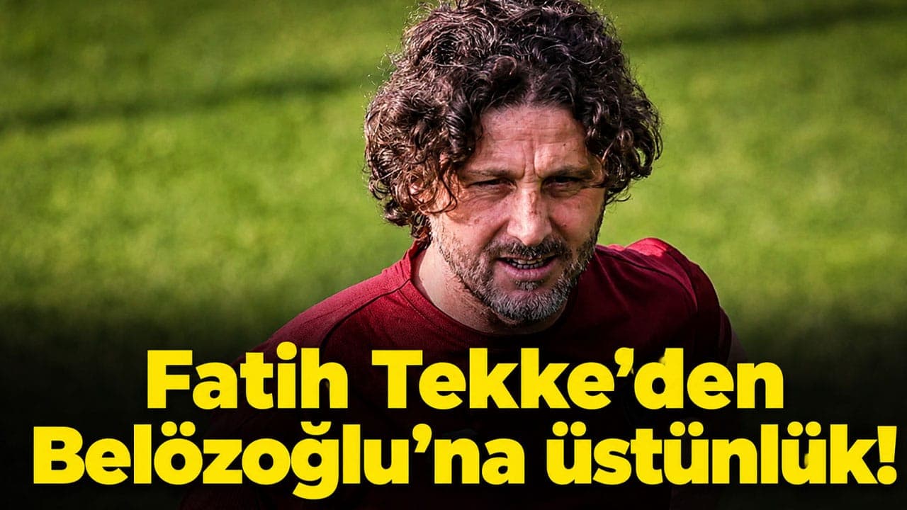 Fatih Tekke, Emre Belözoğlu karşısında üstünlüğünü koruyor