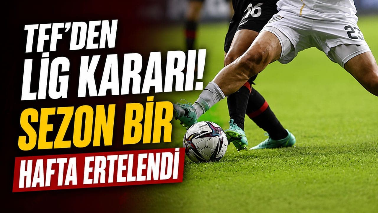 TFF kararıyla Kadın Futbol Süper Ligi bir hafta ertelendi