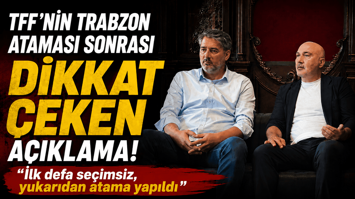 İdmanocağı ve İdmangücü'nden TFF'nin Trabzon atamasına tepki: "İlk defa seçimsiz, yukarıdan atama yapıldı"