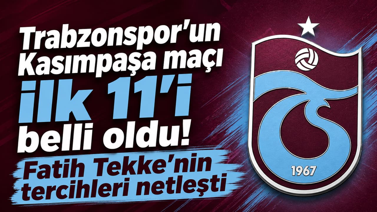 Tekke’nin ilk 11’i net: Onuachu forvette, Mohamed Salah yedek