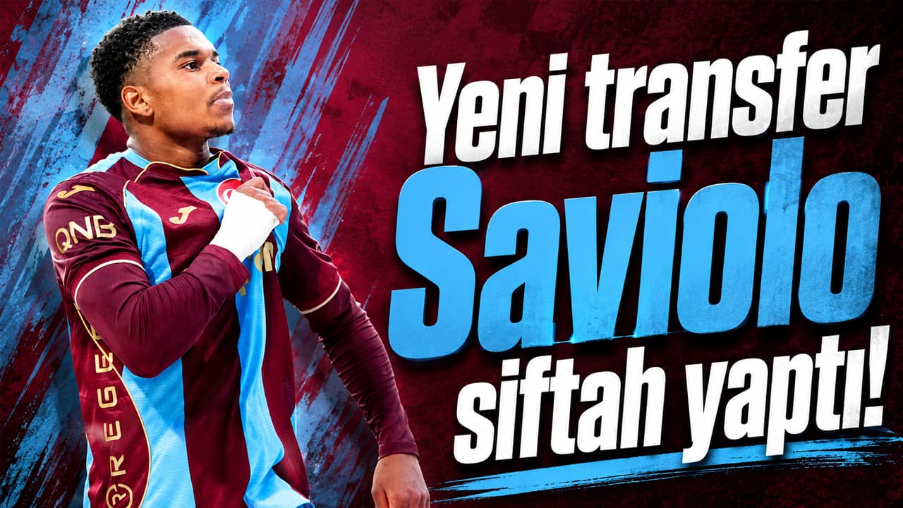 Noah Saviolo, Trabzonspor formasıyla ilk resmi maçında golünü attı