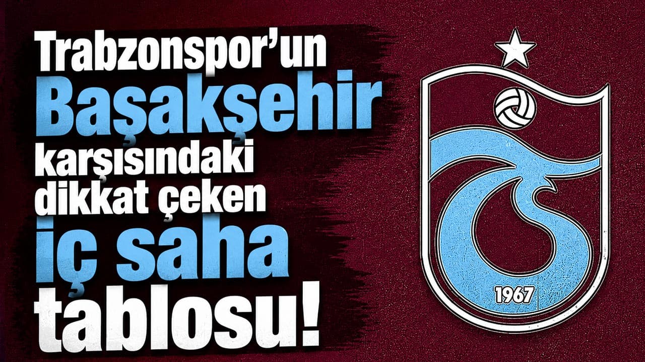 Trabzonspor’un evinde Başakşehir’e karşı düşük başarı oranı: 18 maçta 6 galibiyet