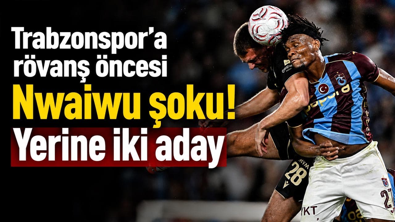 Nwaiwu’nun cezası Tekke’yi savunma tercihine zorladı: Savic ve Samet öne çıkıyor