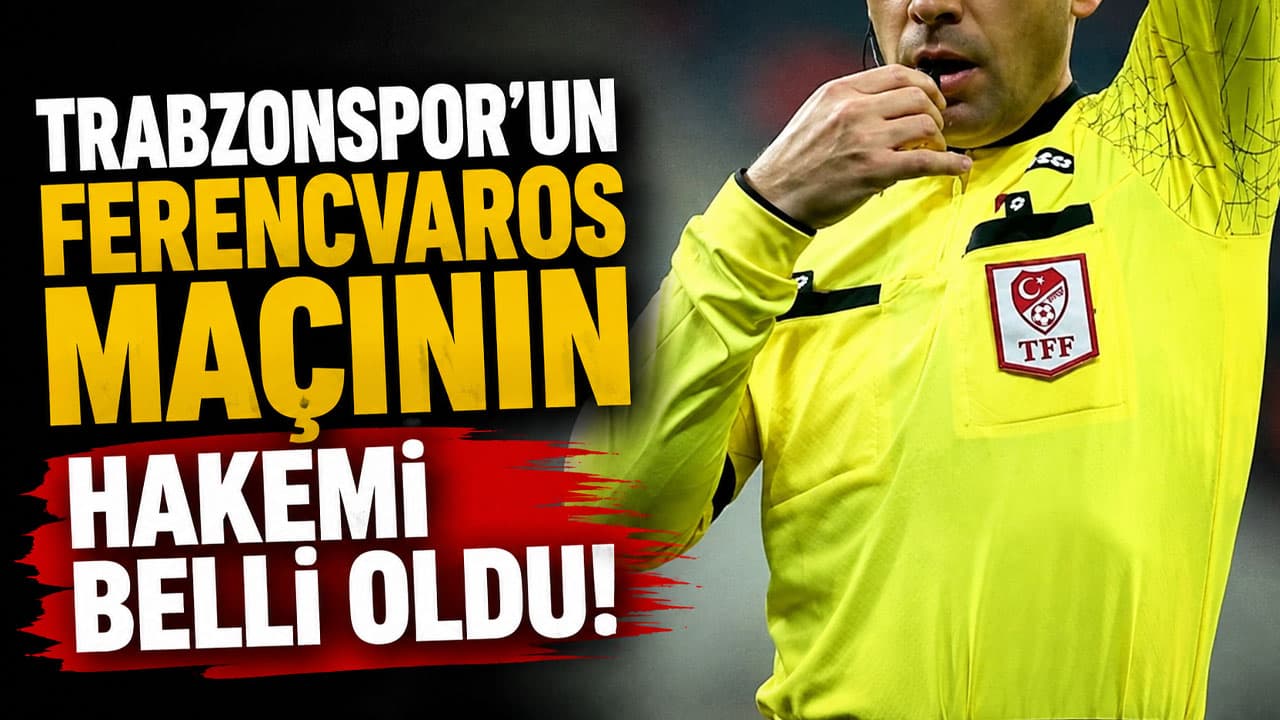 Ferencvaros - Trabzonspor rövanşında düdük Sloven hakeme verildi