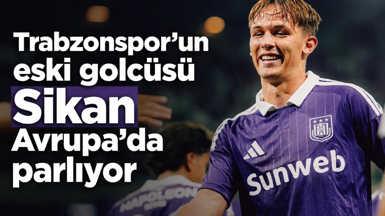 Danylo Sikan, Anderlecht formasıyla Avrupa Ligi'nde dikkat çekiyor