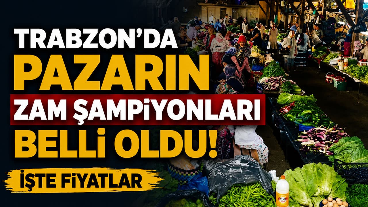 Trabzon pazarında fiyatlar cep yakıyor: Bazı ürünlerde kilogram 300 TL'ye kadar çıkıyor