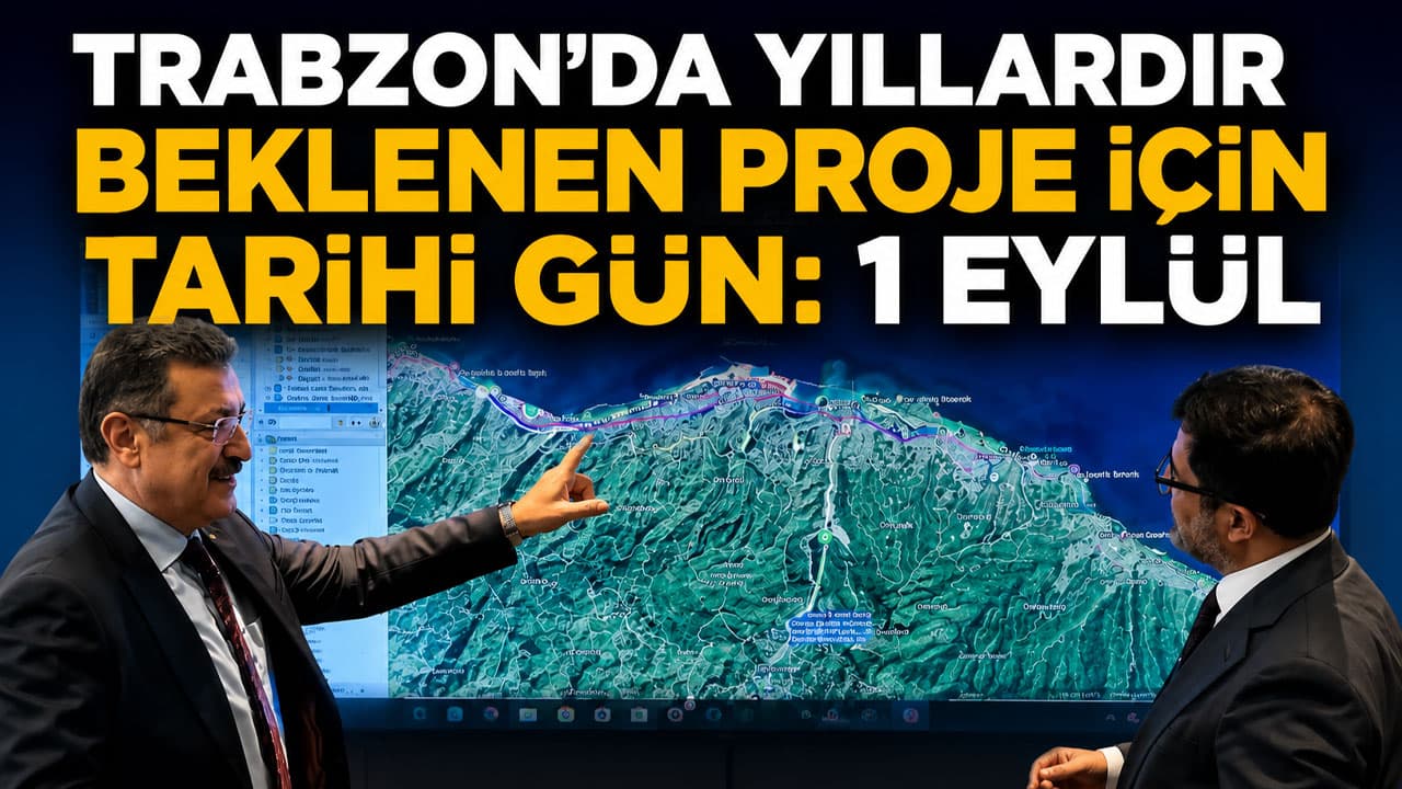 Trabzon’un raylı ulaşım projesinde kritik adım: Temel 1 Eylül 2026'da atılıyor