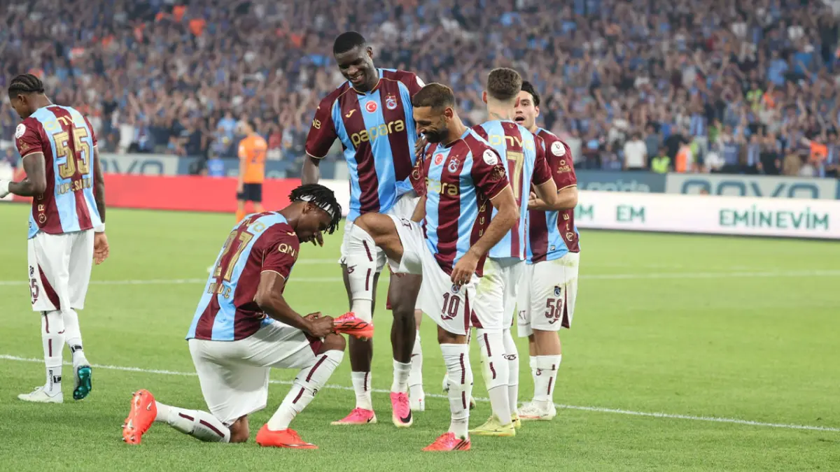 Salah'ın çift golü Trabzonspor'a 2-1'lik galibiyeti getirdi