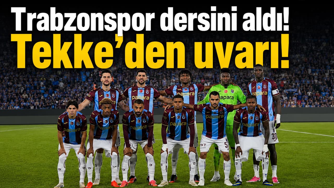 Trabzonspor fırsatları değerlendiremedi; Tekke bitiricilik uyarısı yaptı