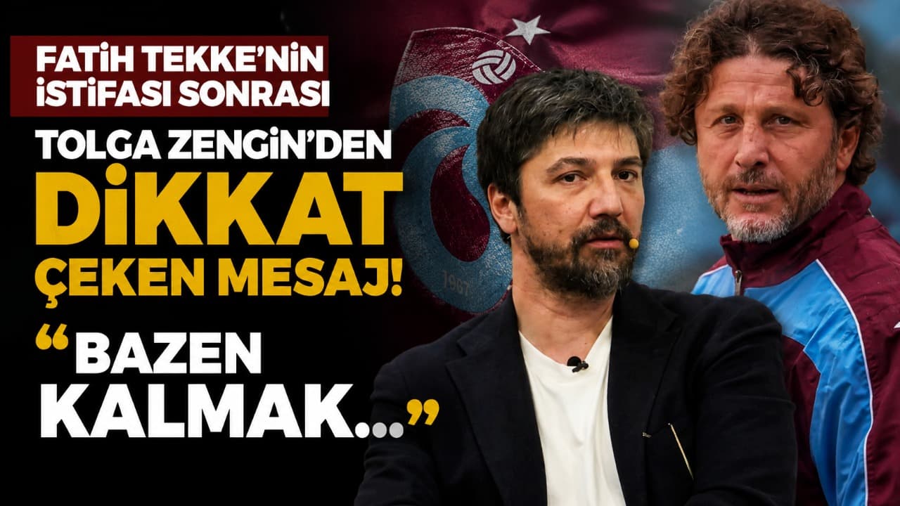Tolga Zengin'den Fatih Tekke'nin ayrılığına duygusal tepki