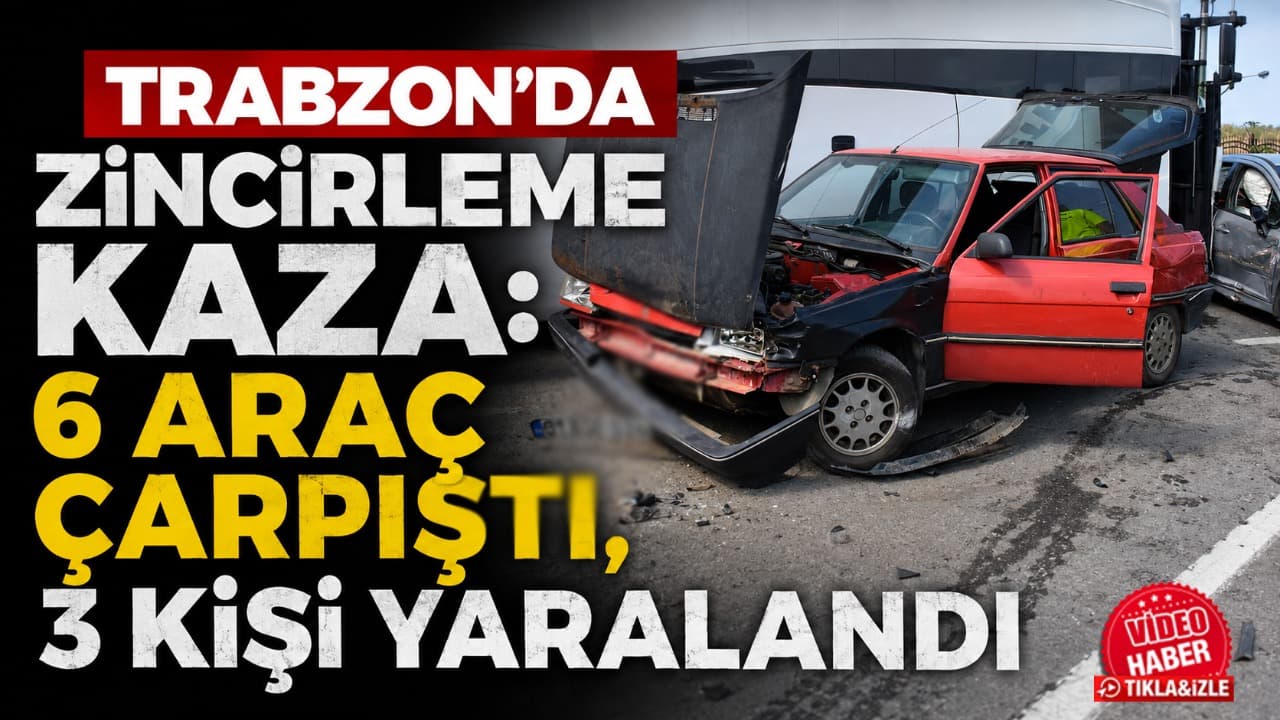 Beşirli'de zincirleme kolda 6 araç birbirine girdi: 3 yaralı