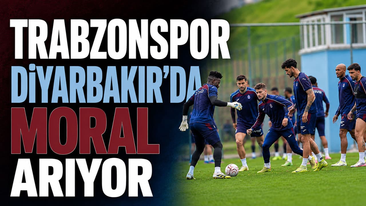 Trabzonspor, Diyarbakır’da moral ve üç puan hedefiyle sahaya çıkıyor