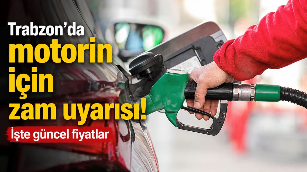 Trabzon’da motorine ÖTV uyarısı: 1 Eylül’de pompa fiyatlarına 3,60 TL artış bekleniyor