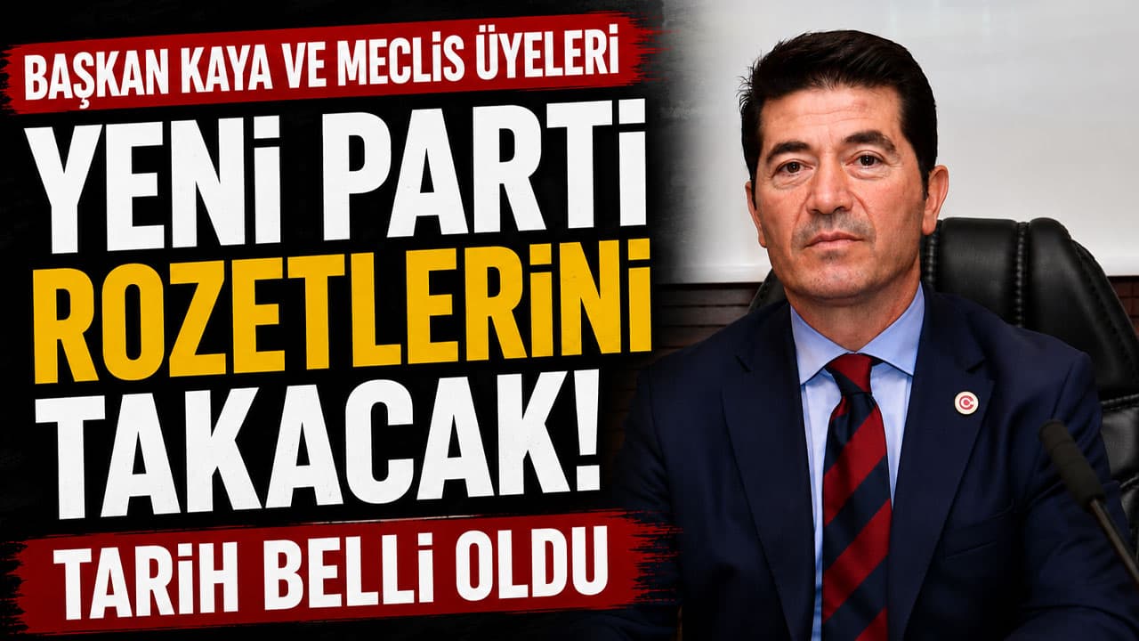 Ortahisar Belediye Başkanı Ahmet Kaya'nın Yeni Parti rozet töreni 31 Ağustos'ta yapılacak