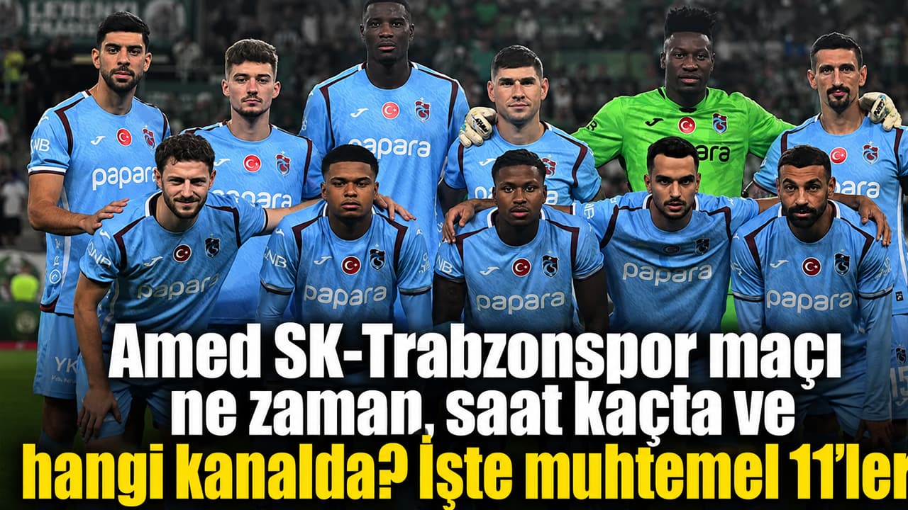 Trabzonspor'un Diyarbakır sınavı: Amed SK maçı bu akşam 21.30'da