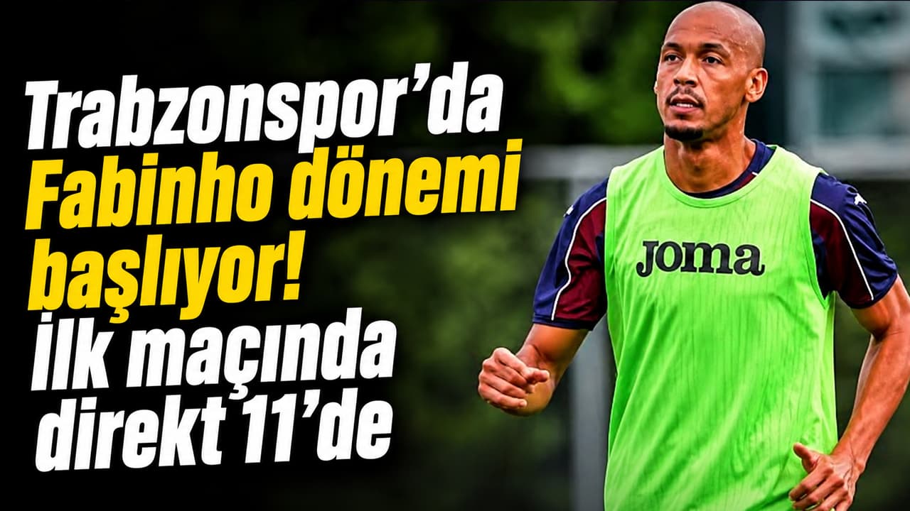 Fabinho, Amed SK maçında ilk 11'de sahaya çıkacak