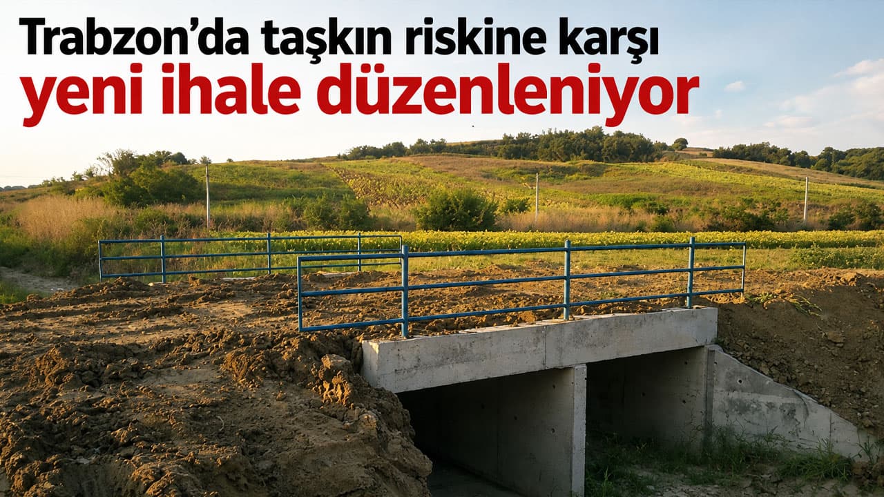 Dernekpazarı için taşkın koruma projesinde ihale tarihlendirildi