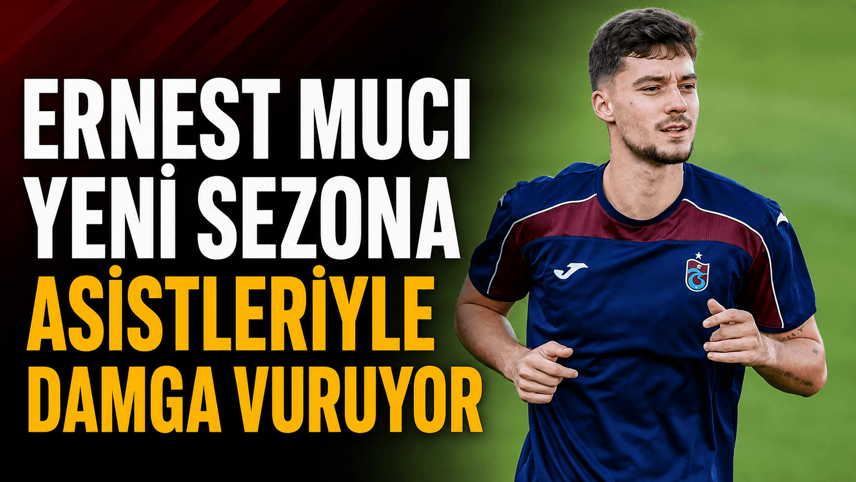 Ernest Muci, kısa sürede asistlerle Trabzonspor hücumuna katkı vermeye devam ediyor