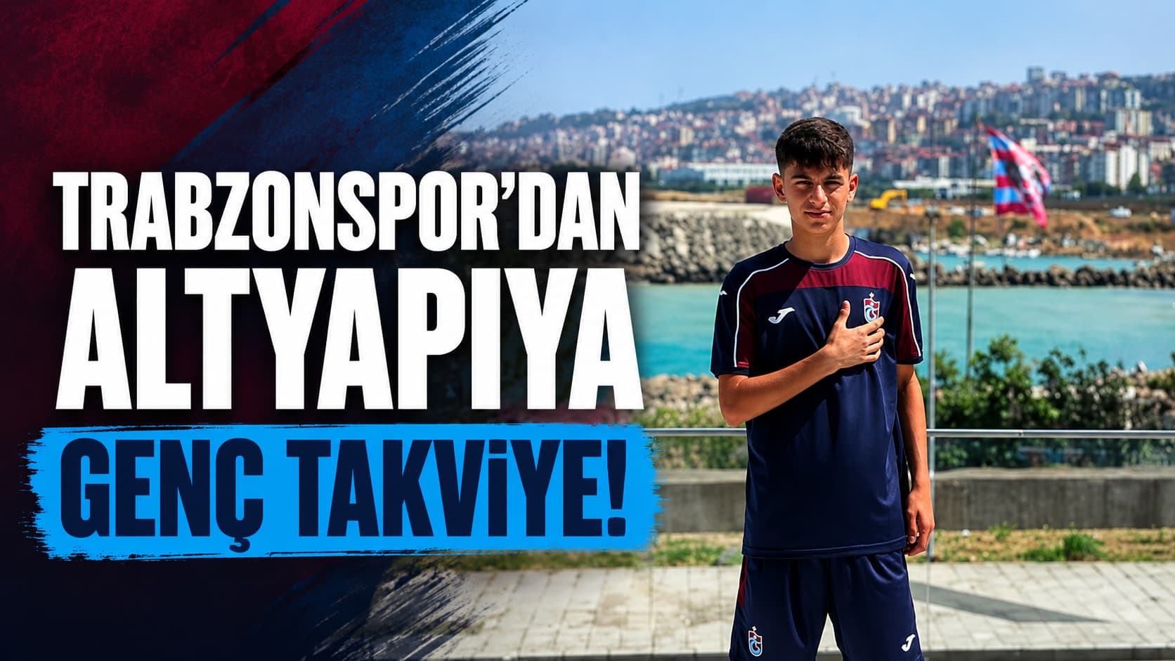 Trabzonspor altyapısına 2012 doğumlu genç yetenek Berat Günay'ı kattı