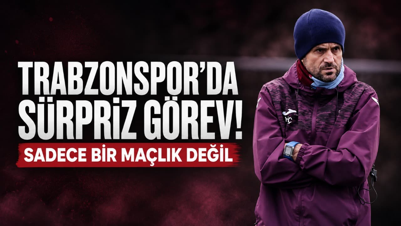 Trabzonspor’da görev değişikliği: Çimşir Gençlerbirliği maçında takımın başında