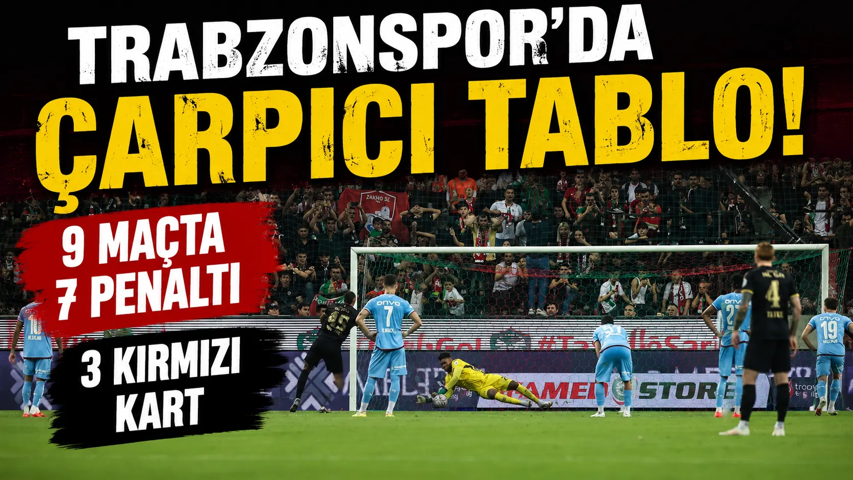 Trabzonspor’da penaltı ve kart trendi sürüyor: 9 maçta 7 penaltı, Avrupa’da 3 kırmızı