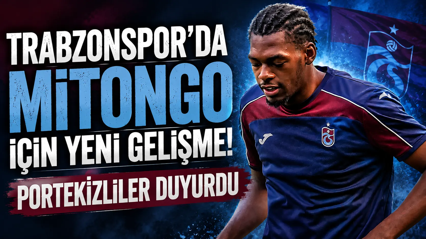 Trabzonspor’un 18 yaşındaki forveti René Mitongo Portekiz’e kiralanıyor