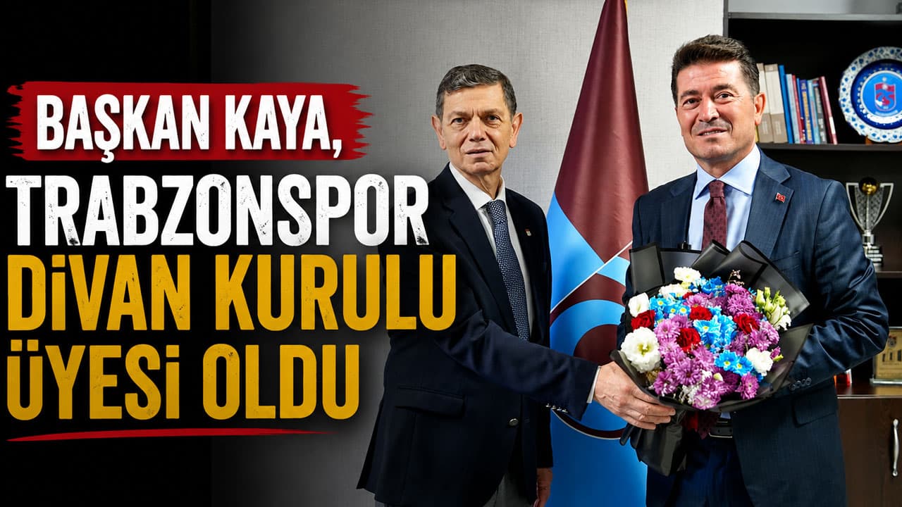 Ahmet Kaya, 25 yılın ardından Trabzonspor Divan Kurulu üyeliğine kabul edildi