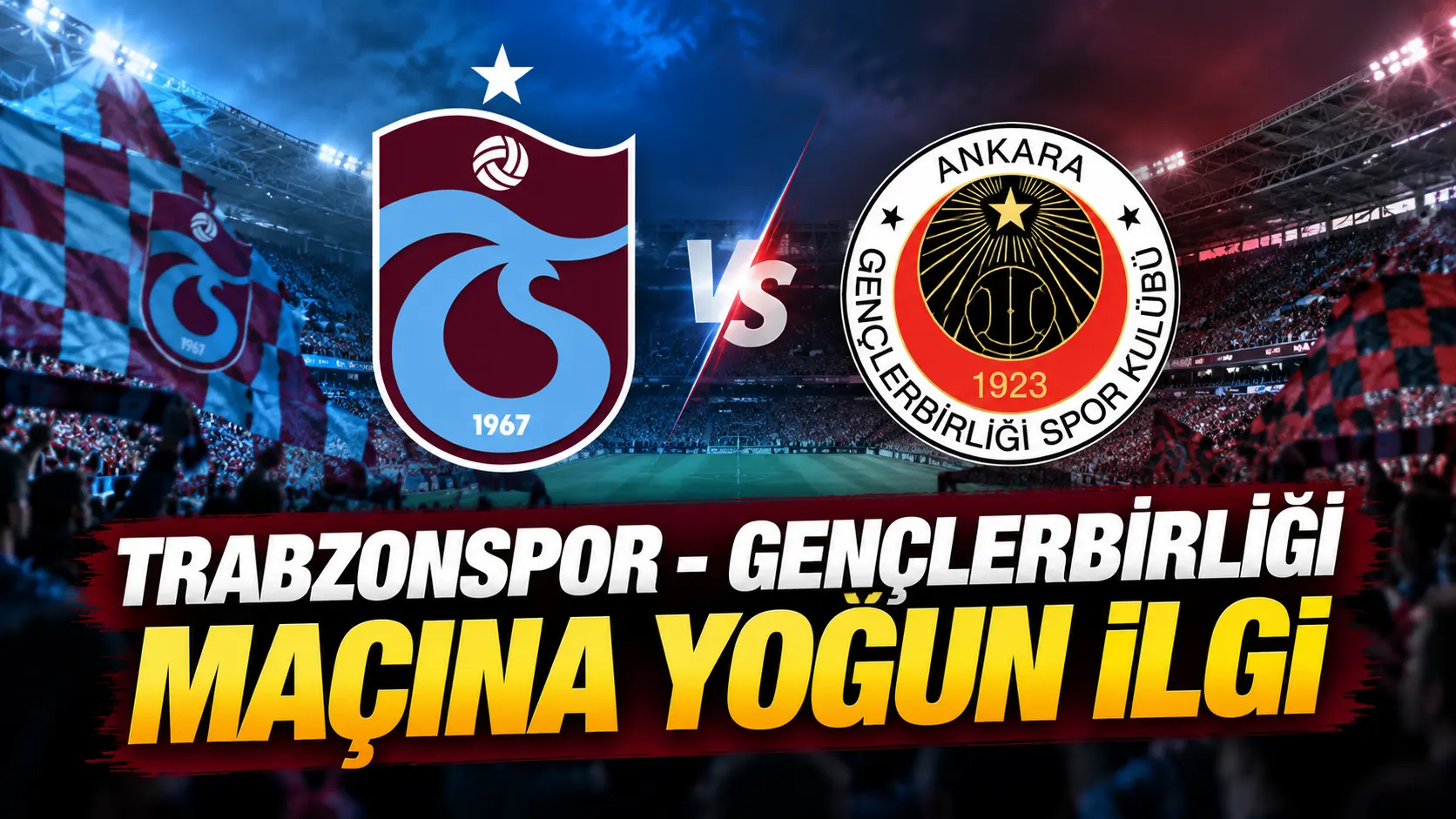 Trabzonspor-Gençlerbirliği maçında Papara Park doluluk oranı yüzde 66,2