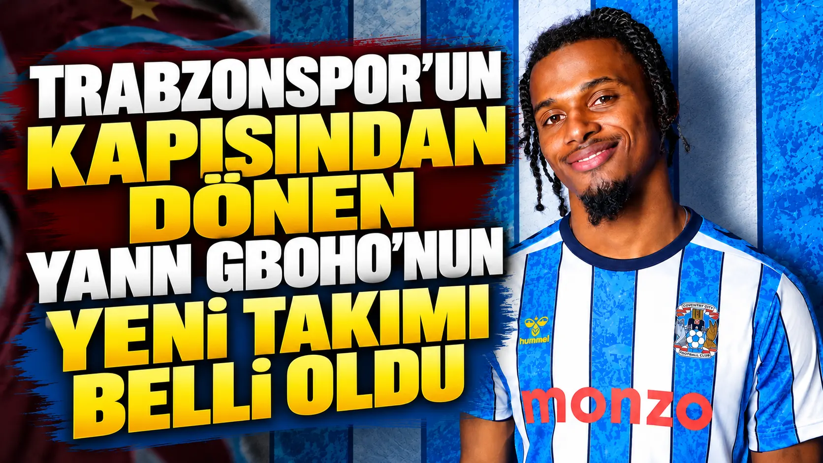 Trabzonspor'un kapısından dönen Yann Gboho kariyerine İngiltere'de devam ediyor