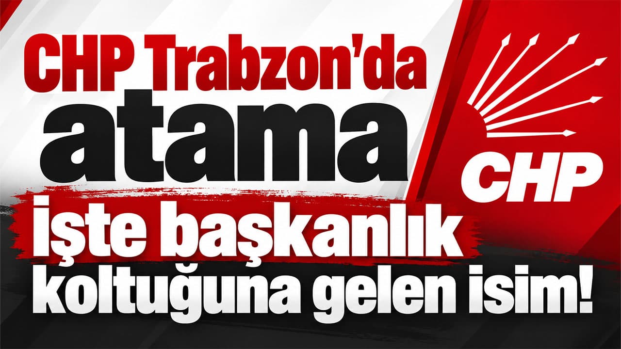Şaban Ali Çakıroğlu CHP Araklı İlçe Başkanı olarak atandı