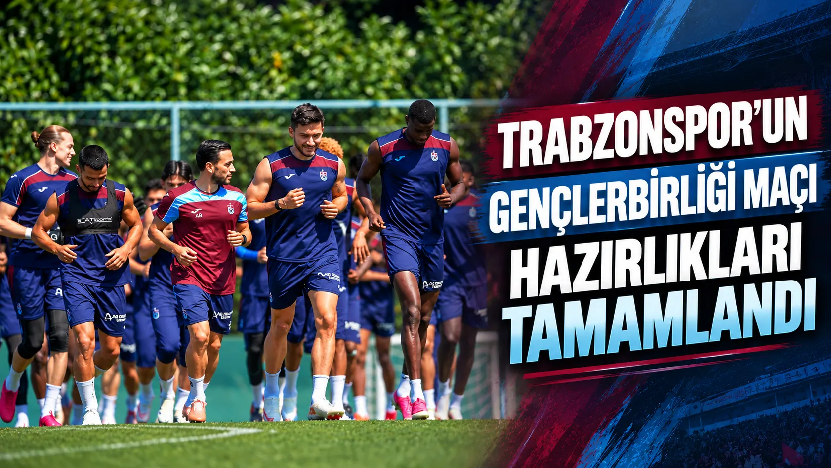 Trabzonspor, Gençlerbirliği sınavı öncesi son idmanı gerçekleştirdi