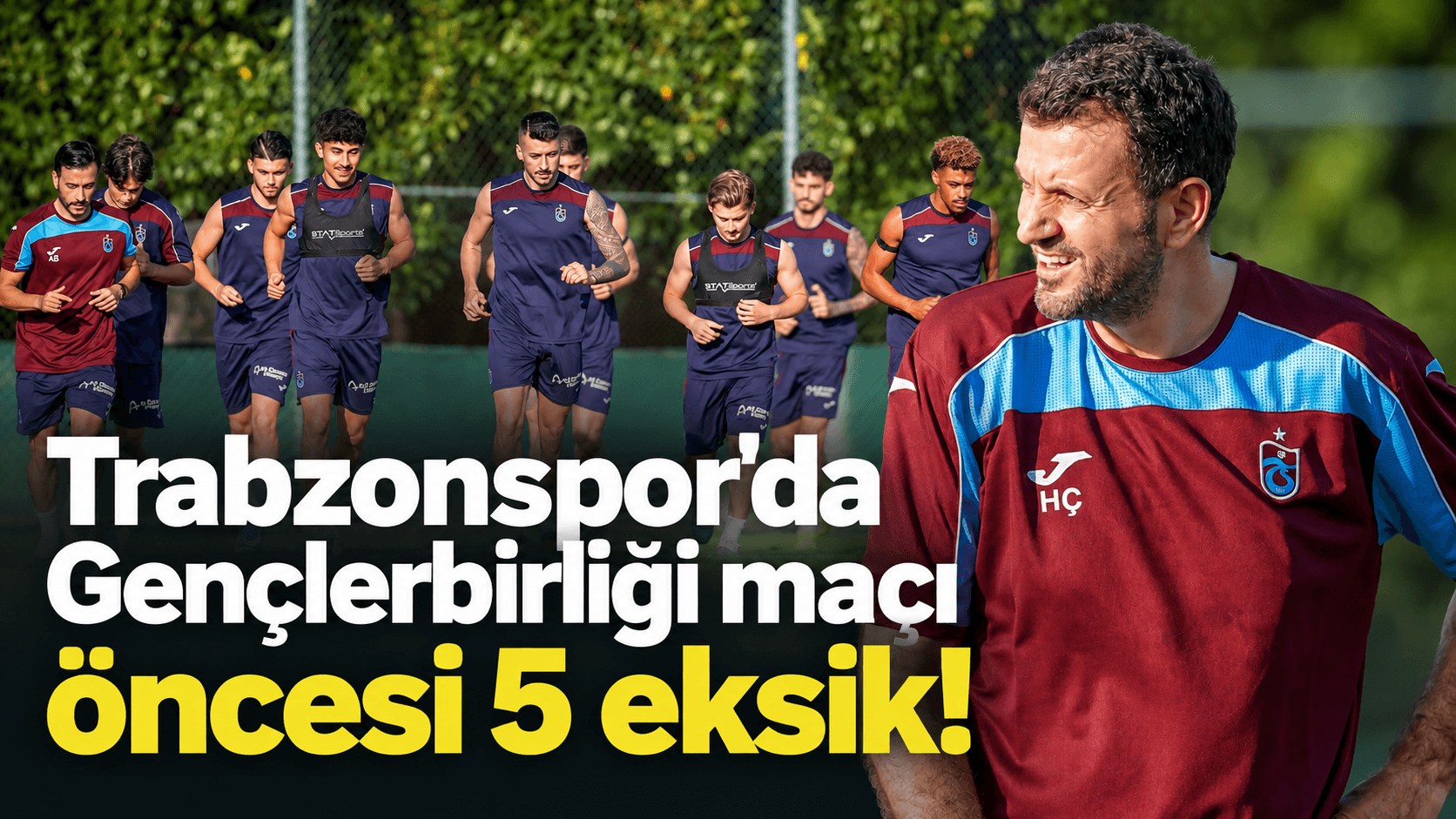 Trabzonspor, Gençlerbirliği karşılaşmasına sakat eksikleriyle çıkıyor