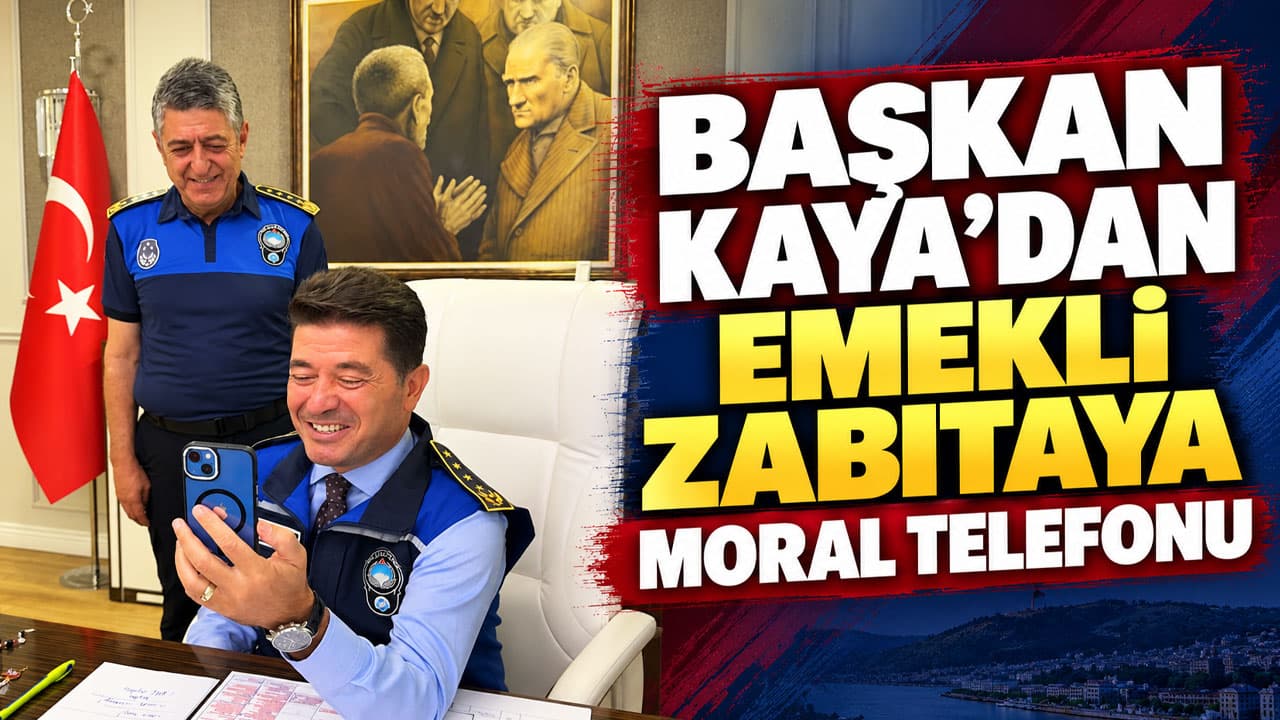 Başkan Kaya’dan evde tedavi gören emekli zabıtaya sürpriz görüntülü arama