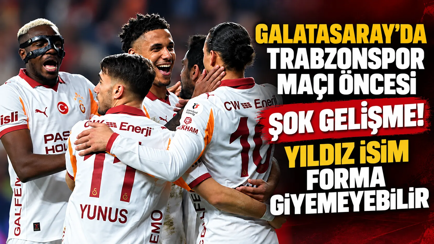 Galatasaray’da Osimhen şoku: Yıldız oyuncunun durumu belirsiz