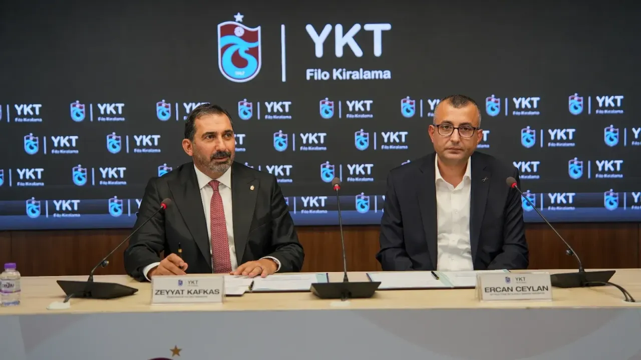Trabzonspor ile YKT Filo arasında iki sezonluk araç sponsorluk anlaşması