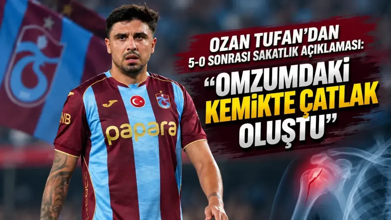 Ozan Tufan: "Omzumdaki kemikte çatlak oluştu"