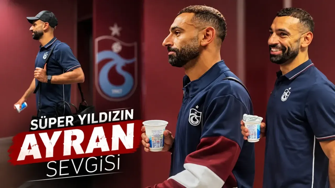 Muhammed Salah'ın Maç Sonu Ayran Geleneği Tribünde İlgi Uyandırıyor