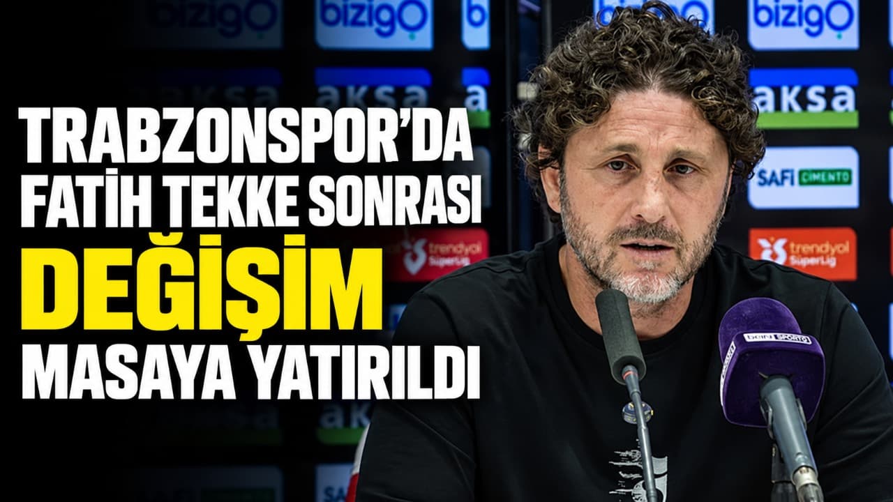 Tekke sonrası süreç: Trabzonspor’un değişimi masaya yatırıldı