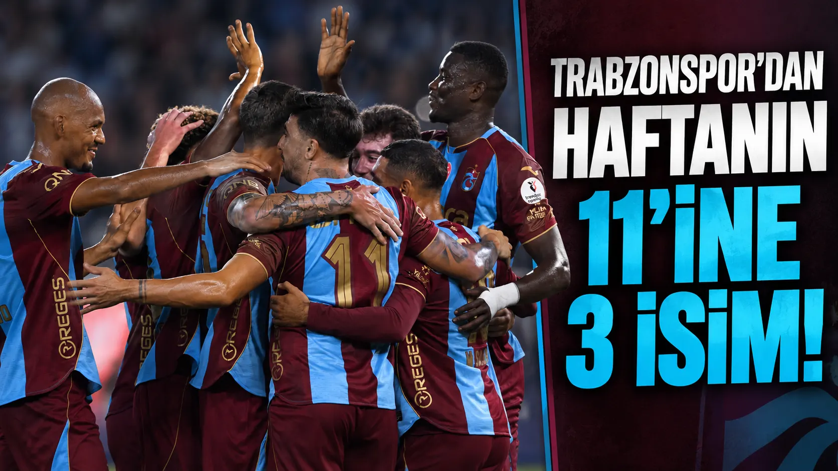 Sofascore haftasının 11’ine Trabzonspor’dan üç futbolcu girdi