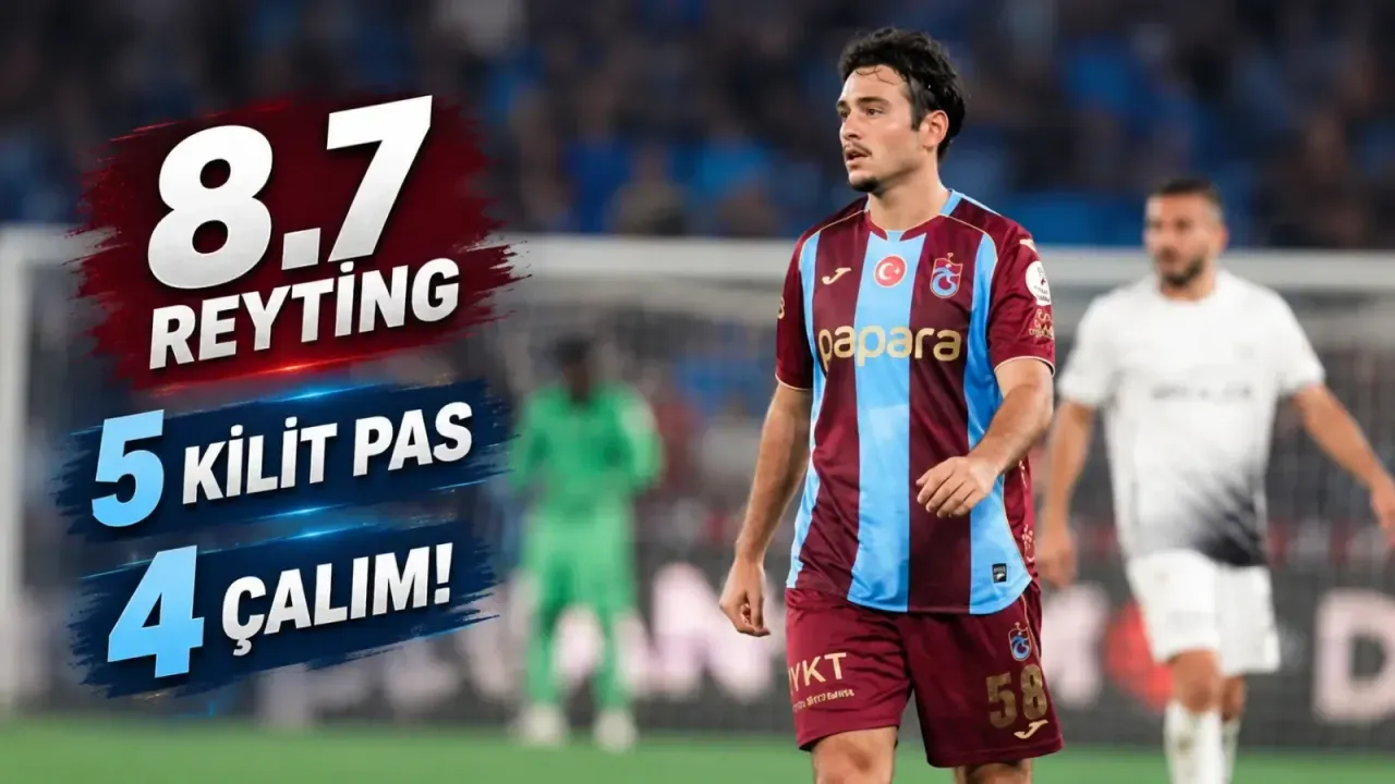 Aral Şimşir 8.7 ile parladı: Trabzonspor Gençlerbirliği'ni 5-0 yendi