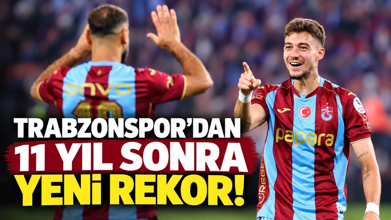 Trabzonspor, Gençlerbirliği karşısında 11 yıllık rekora ortak oldu
