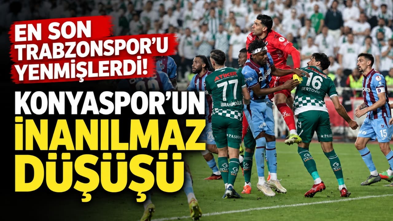 Son galibiyetinden bu yana Konyaspor’u mağlubiyet serisi vurdu