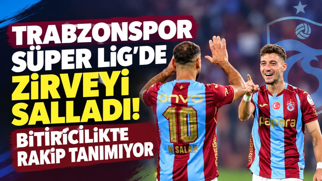 Trabzonspor, ilk 4 haftada bitiricilikte ligin zirvesinde