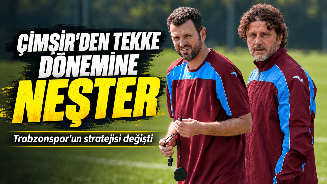 Çimşir’in talimatlarıyla sistem değişti: Trabzonspor Konya’ya hazır