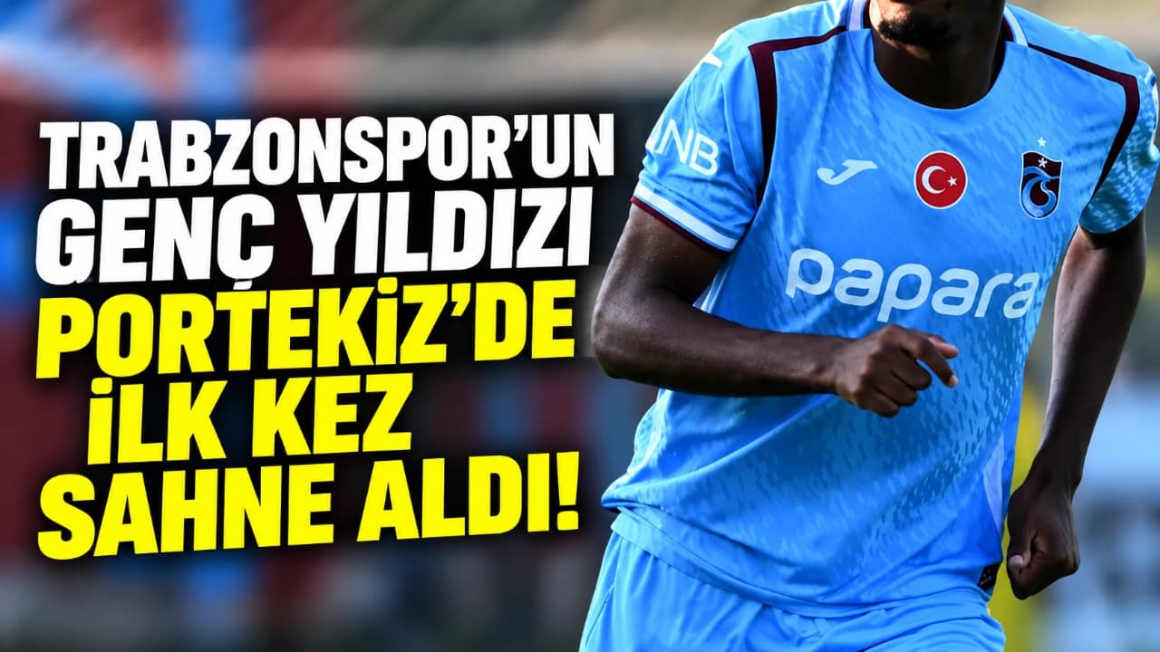 Trabzonspor’un 18 yaşındaki ismi René Mitongo, Estrela formasıyla ilk resmi maçına çıktı