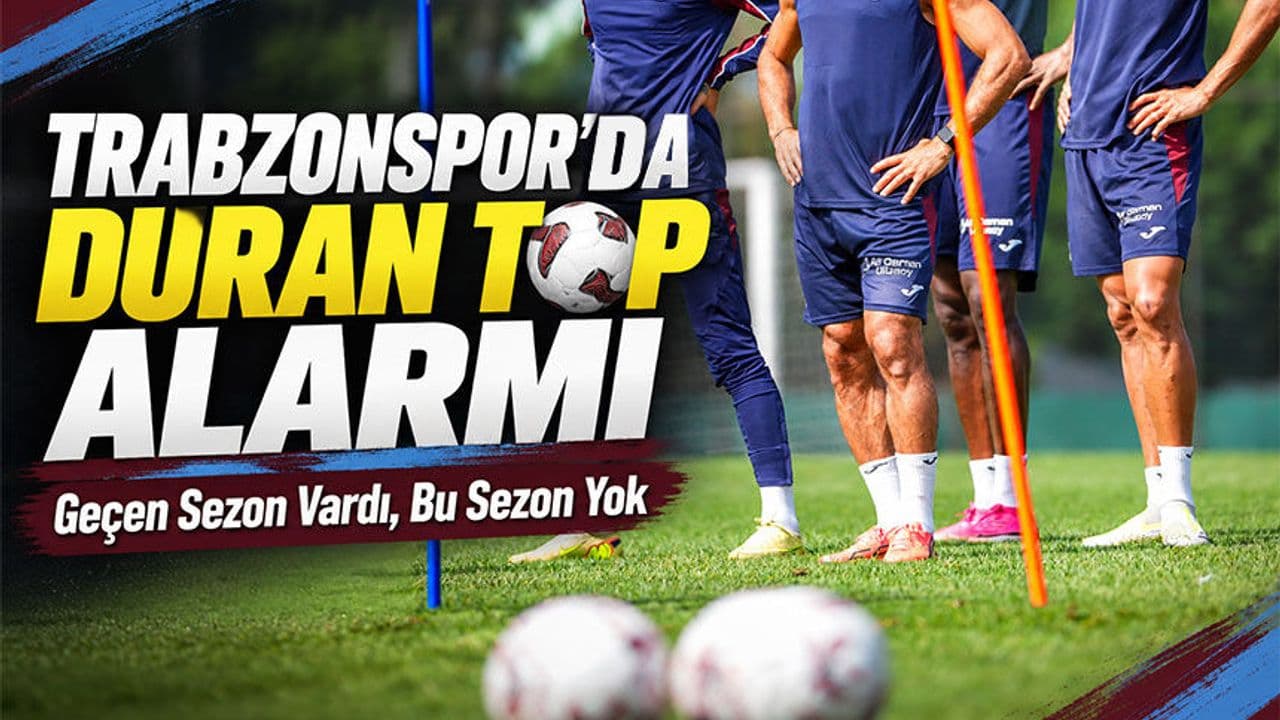 Trabzonspor’un duran top veriminde sert gerileme: Konyaspor maçı belirleyici